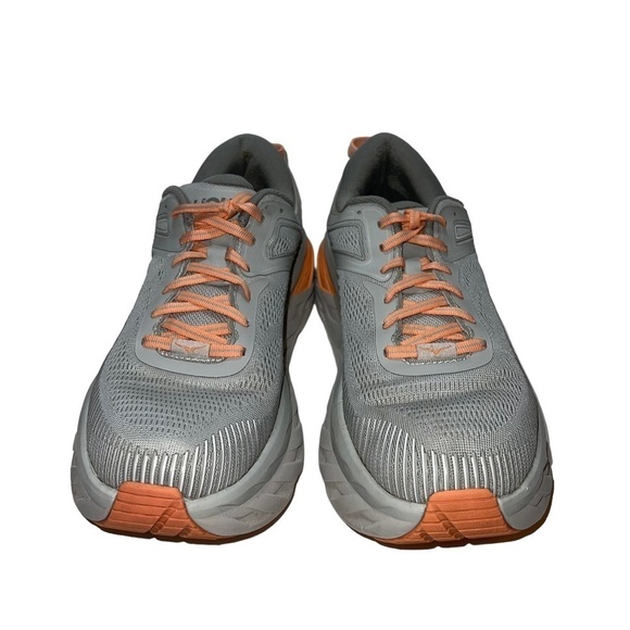 Hoka One One Bondi 7 Man Running Sneaker Nimbus Cloud Radiant Shoes Size 9 D - Picture 4 of 11